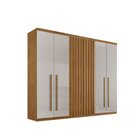 Guarda-roupa 6 Portas E 4 Gavetas 100% Mdf Premier Naturale/o