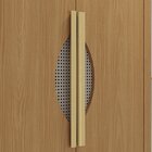 Guarda-roupa 6 Portas E 4 Gavetas Com Pés E Espelho Canela