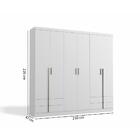 Guarda Roupa 6 Portas E 4 Gavetas G554 Kappesberg - Branco