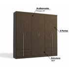 Guarda Roupa 6 Portas E 4 Gavetas G554 Kappesberg - Jacarand