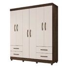 Guarda Roupa 6 Portas E 4 Gavetas Mônaco L01 - Amarena Móveis