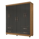 Guarda Roupa 6 Portas E 4 Gavetas Mônaco L01 - Amarena Móveis