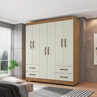 Guarda Roupa 6 Portas E 4 Gavetas Mônaco L01 - Doce Sonho Móv