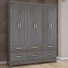 Guarda-roupa 6 Portas E 6 Gavetas B20 Brilho – Briz - Gris