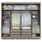 Guarda-Roupa 6 Portas e 6 Gavetas Valencia - Chocolate