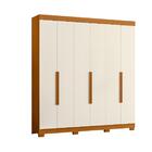 Guarda Roupa 6 Portas Fusion Cinamomo Off White