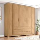Guarda Roupa 6 Portas Milão Buriti