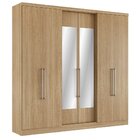 Guarda Roupa 6 Portas Mont Blanc Glass - Thb