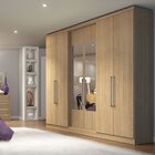 Guarda Roupa 6 Portas Mont Blanc Glass - Thb