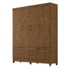 Guarda Roupa 6 Portas Ms912 Castanho Wood 912331 Moval