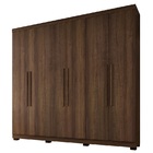 Guarda Roupa 6 Portas New Master Benetil Imbuia