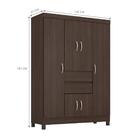 Guarda Roupa 6 Portas New Yourk Cafe Touch