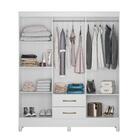 Guarda Roupa 6 Portas Panamá Branco 953440 Moval