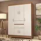 Guarda Roupa 6 Portas Pescara Amendola Off-white