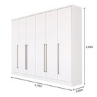 Guarda-roupa 6 Portas Portugal E Comoda 5 Gavetas Istambul Es
