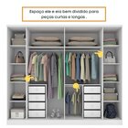 Guarda-roupa 6 Portas Portugal E Comoda 5 Gavetas Premium Com