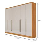 Guarda-roupa 6 Portas Portugal E Comoda 5 Gavetas Premium Esp