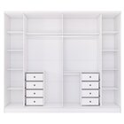 Guarda-roupa 6 Portas Portugal E Cômoda 5 Gavetas Sol Espress