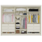 Guarda Roupa 6 Portas Potente 4 Ripado Com Espelho 100 Mdf Mó