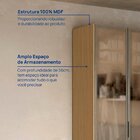 Guarda-roupa 6 Portas Reflecta 100% Mdf Orion Cabecasa Madeir