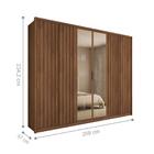 Guarda Roupa 6 Portas Ripado Borba Havana