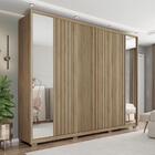 Guarda Roupa 6 Portas Ripado Com 2 Espelhos Viana Buruti Fendi