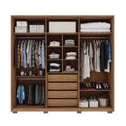 Guarda Roupa 6 Portas Ripado Lotus Buriti Fendi