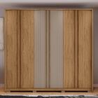 Guarda Roupa 6 Portas Ripado Lotus Buriti Fendi