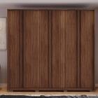 Guarda Roupa 6 Portas Ripado Lotus Havana