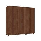 Guarda Roupa 6 Portas Ripado Lotus Havana