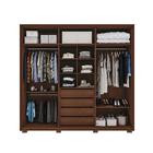 Guarda Roupa 6 Portas Ripado Lotus Havana