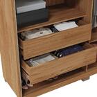 Guarda Roupa 6 Portas Ripado Minho Buriti Off White