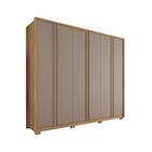 Guarda Roupa 6 Portas Seixal Buriti Fendi