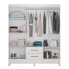 Guarda Roupa 6 Portas Stewart Branco