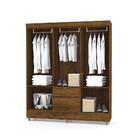 Guarda Roupa 6 Portas Urus Imbuia Rústico