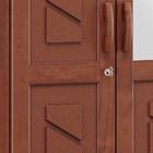 Guarda Roupa 6 Pt Com Espelho 1260 Cobre Mdf/madeira Maciça F