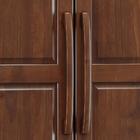 Guarda Roupa 6 Pt Com Espelho Madeira Maciça 2244 Ouro Fnt