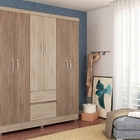 Guarda Roupa 6p Bremen Nogal/vanilla