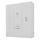 Guarda Roupa 7 Portas 1 Gaveta Austin Yescasa Branco