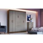 Guarda-roupa 7 Portas 2 Gavetas Bali Multimóveis Cr4150 Coffe