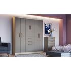 Guarda-roupa 7 Portas 2 Gavetas Bali Multimóveis Cr4150 Crema