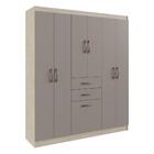 Guarda-roupa 7 Portas 2 Gavetas Bali Multimóveis Cr4150 Crema