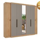 Guarda-roupa 7 Portas 4 Gavetas 100% Mdf 266,6cm X 230cm Supr
