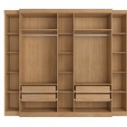 Guarda-roupa 7 Portas 4 Gavetas 100% Mdf 266,6cm X 230cm Supr