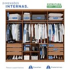 Guarda-roupa 7 Portas 6 Gavetas Flórida Espresso Móveis Cinam