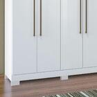 Guarda Roupa 8.4 Casal 08 Portas Santos Andirá Havana Branco