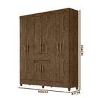 Guarda Roupa 8 Portas 1 Gaveta Castanho Wood Pascoal Shop Jm