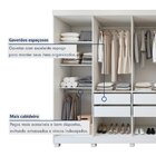 Guarda-roupa 8 Portas 4 Gavetas Com Espelho E Com Pé Andara S