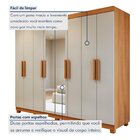 Guarda-roupa 8 Portas 4 Gavetas Com Espelho E Com Pé Andara S