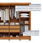 Guarda-roupa 8 Portas 4 Gavetas Com Espelho E Com Pé Andara S